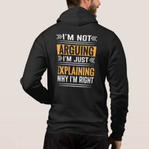 Nicht streiten, einfach recht haben-64691 hoodie