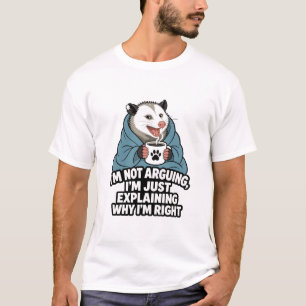 Nicht streitendes Opossum T-Shirt