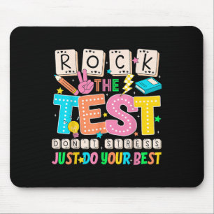 Nicht Stress machen nur Ihre besten farbigen Lehre Mousepad