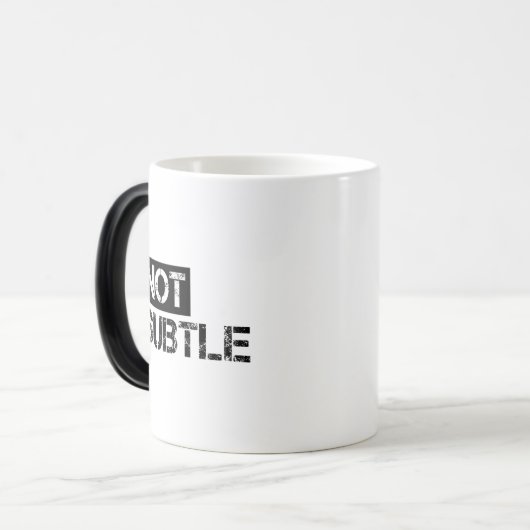 Nicht subtil verwandlungstasse (Vorderseite Links)