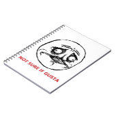 Nicht Sure wenn Gusta - Notizbuch Notizblock (Linke Seite)