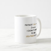 Nicht Tan Now Funny Kaffeetasse (VorderseiteRechts)
