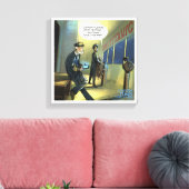 Nicht Text und Titanic Funny Canvas drucken Leinwanddruck (Insitu (Wohnzimmer))