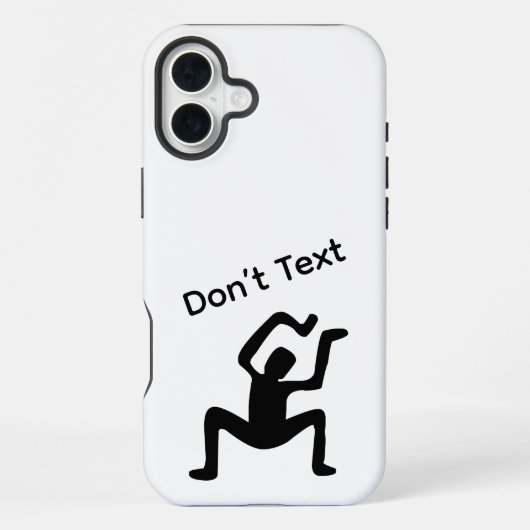 Nicht texten iPhone hülle (Rückseite)