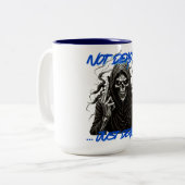 Nicht tot, nur tot zweifarbige tasse (Vorderseite Links)