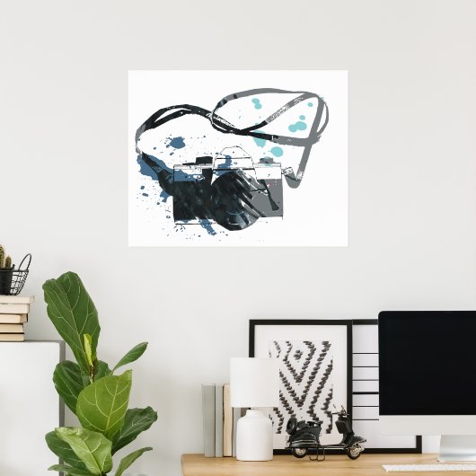 Nicht Tourist Poster (Heimbüro)