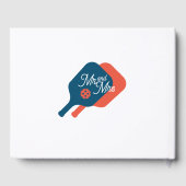 Nicht traditionelles Pickleball-Gästebuch Gästebuch (Rückseite)