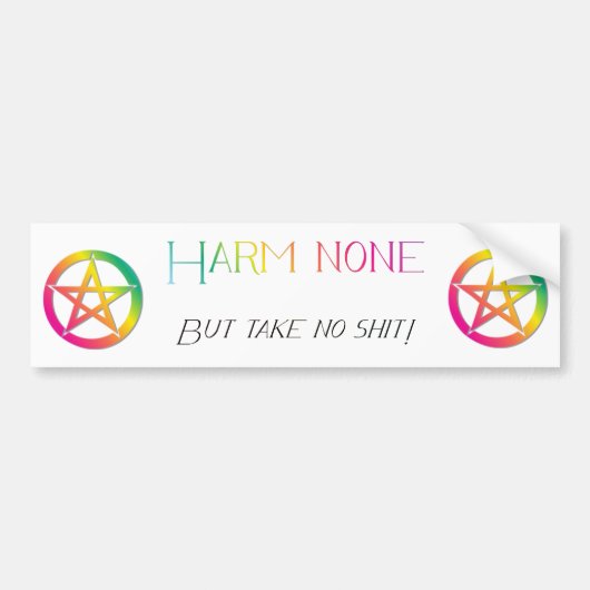 Nicht tragen, aber nein nehmen** autoaufkleber (Vorne)