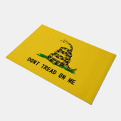 nicht Tretfahne usa Symbol snake Amerika Geschicht Fußmatte (Schrägansicht)