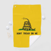 nicht Tretfahne usa Symbol snake Amerika Geschicht Golfhandtuch (Insitu)