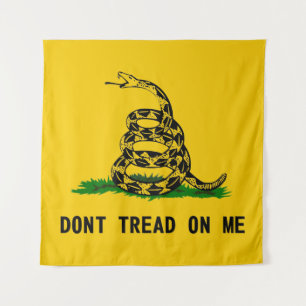 nicht Tretfahne usa Symbol snake Amerika Geschicht Wandteppich