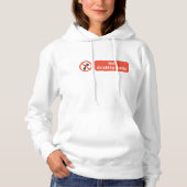 Nicht trinken hoodie (Vorderseite)