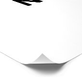 Nicht trinken Wasser, Verbotszeichen Poster (Ecke)