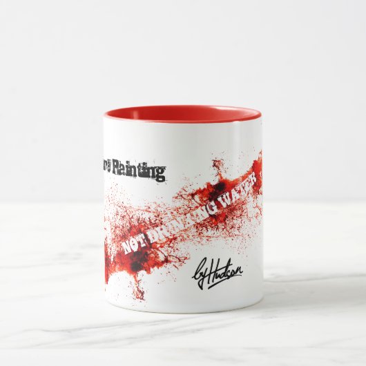 NICHT TRINKWASSER - ein Farbentopf-Tasse byHudson Tasse (Zentrum)