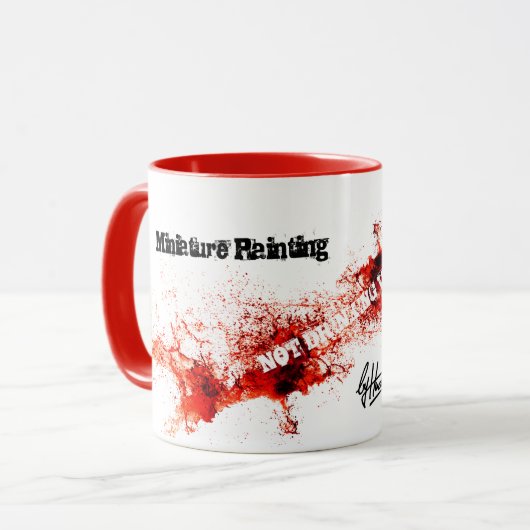 NICHT TRINKWASSER - ein Farbentopf-Tasse byHudson Tasse (Vorderseite Links)