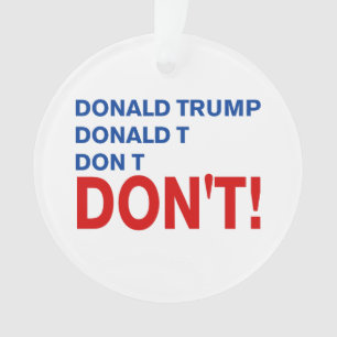 Nicht Trump Ornament