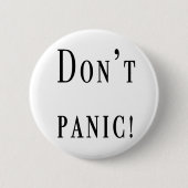 Nicht tun Alarmknopf Button (Vorderseite)