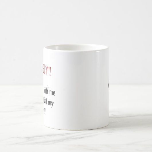 Nicht tun Elche mit mir Kaffeetasse (Mittel)