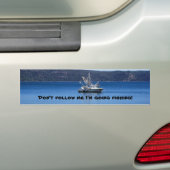 Nicht tun Follow-me, das ich gehende Fischerei Autoaufkleber (Auf Auto)