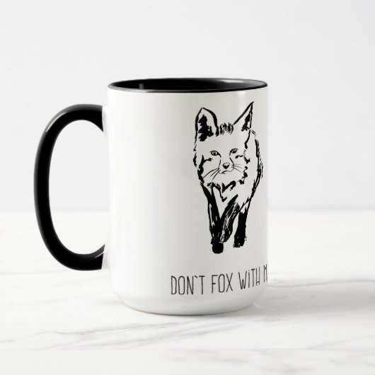 Nicht tun Fox mit mir Tasse (Links)