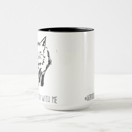 Nicht tun Fox mit mir Tasse (Zentrum)