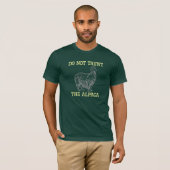 Nicht tun Hänselei-Alpaka T-Shirt (Vorne ganz)