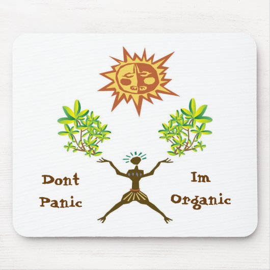 Nicht tun Panik Im Bio Mousepad (Vorne)