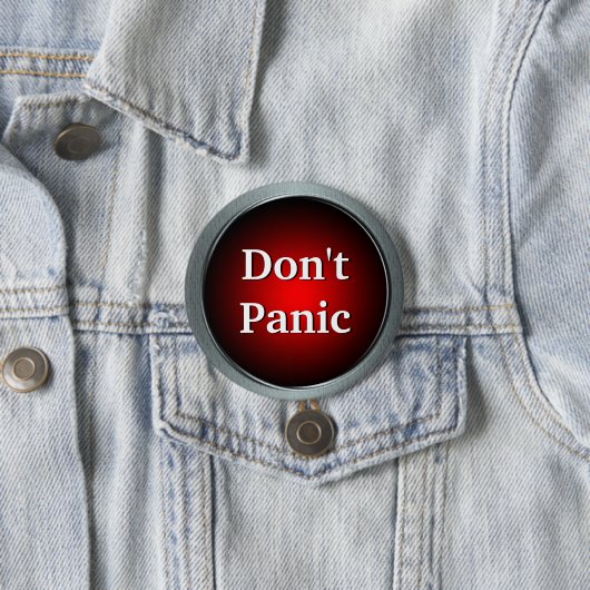 Nicht tun Panik-Knopf-Button Button (Beispiel)