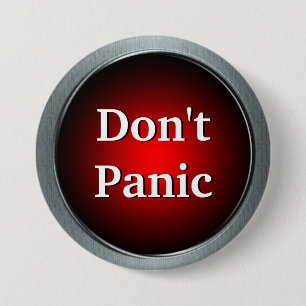 Nicht tun Panik-Knopf-Button Button