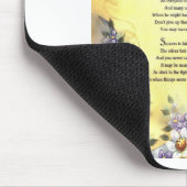 nicht tun quit=inspirational Gedicht Mousepad (Ecke)