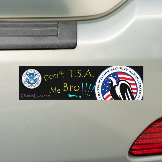 Nicht tun T.S.A. Me Bro!!! Autoaufkleber (Auf Auto)