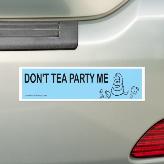 Nicht tun Tee-Party ich Autoaufkleber (Auf Auto)