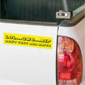 Nicht tun Text-und Antriebs-Autoaufkleber Autoaufkleber (Auf Lkw)