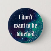 Nicht tun Touch ich kundengerechte Button (Vorderseite)