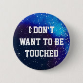 Nicht tun Touch ich kundengerechte Button (Vorderseite)