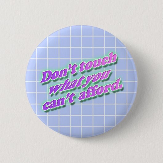 Nicht tun Touch-Knopf Button (Vorderseite)