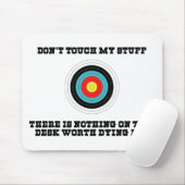 Nicht tun Touch mein Material Mousepad (Mit Mouse)