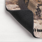 Nicht tun Touch meine Maus! Mousepad (Ecke)