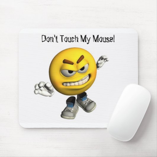 Nicht tun Touch meine Maus! Mousepad (Mit Mouse)