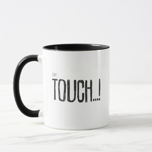 Nicht tun Touch-Tasse! Tasse (Links)
