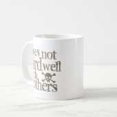 Nicht tut Vogel gut mit anderen Kaffeetasse (Vorderseite Links)