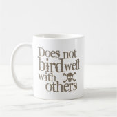 Nicht tut Vogel gut mit anderen Kaffeetasse (Links)