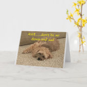 **NICHT ÜBER ALTERSWERTE SAGEN** KARTE (Gelbe Blume)