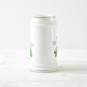 Nicht über dem Hügel-Spaß Bierglas (Mittel)