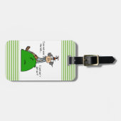 Nicht über dem Hügel-Spaß Gepäckanhänger (Vorderseite horizontal)