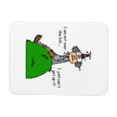 Nicht über dem Hügel-Spaß Magnet (Horizontal)