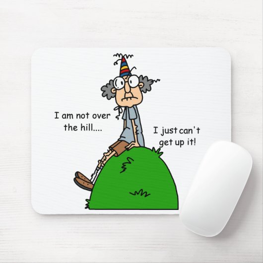 Nicht über dem Hügel-Spaß Mousepad (Mit Mouse)