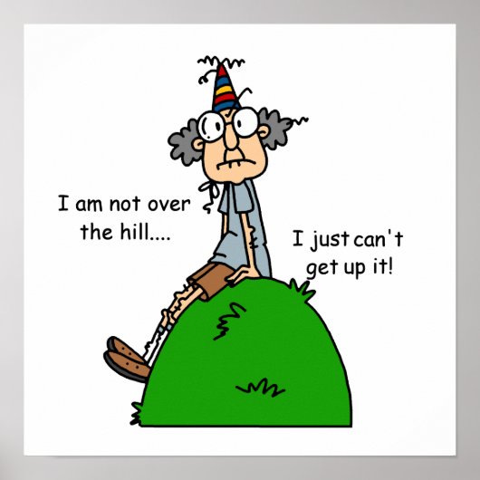 Nicht über dem Hügel-Spaß Poster (Vorne)