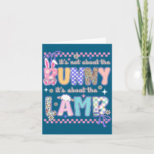 Nicht über den Hasen christlich Jesus Lamm Bibel Karte