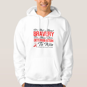 Nicht über Tapferkeit - Mundkrebs Hoodie